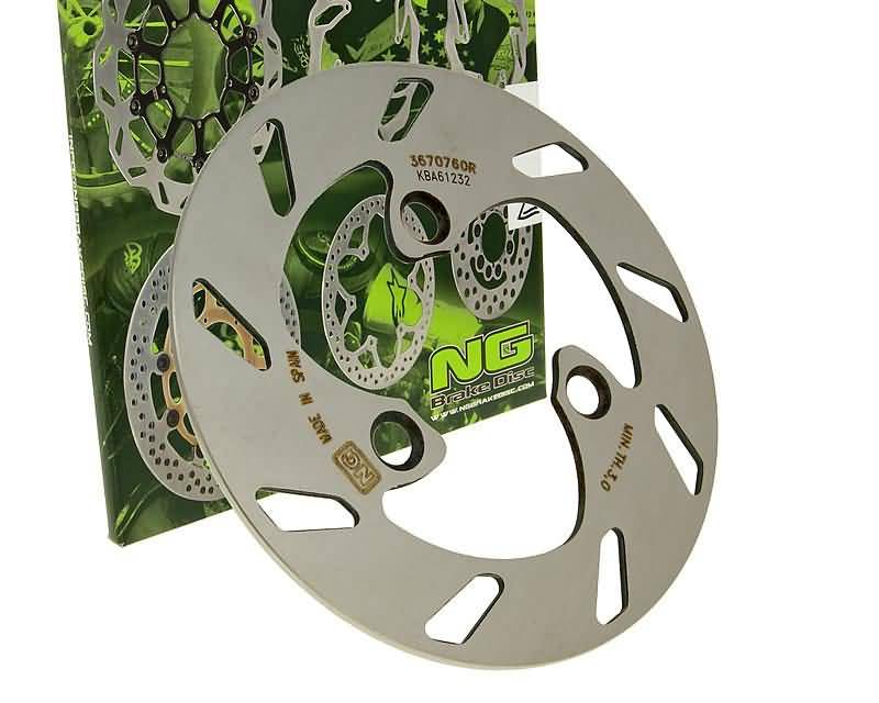 NG Brake Disc Brzdový kotouč NG, Peugeot Elystar 50 (přední) NG367