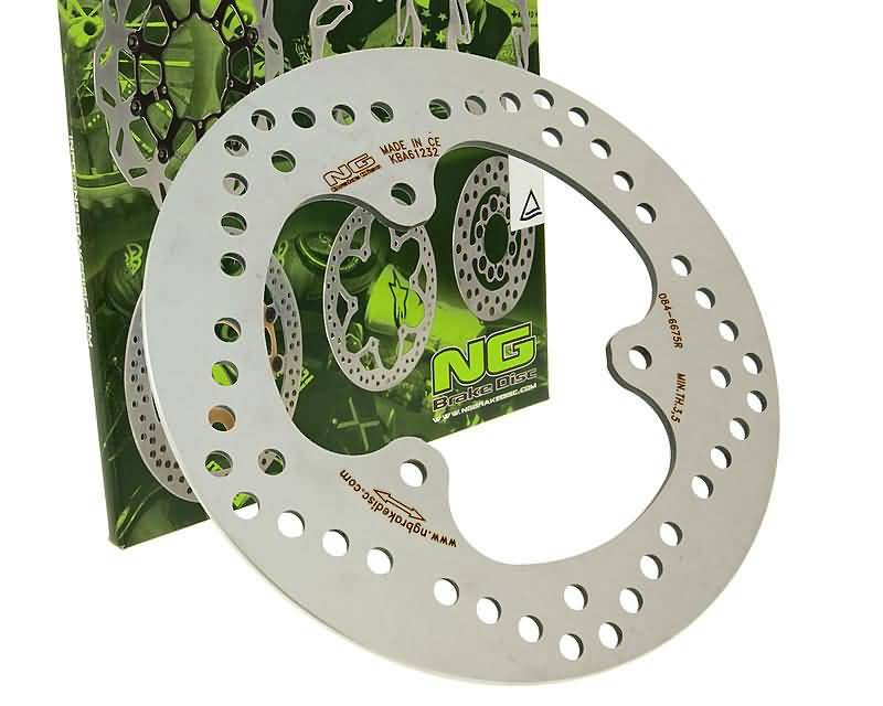 NG Brake Disc Brzdový kotouč NG, Honda SH50, MBK Flipper, Yamaha Why NG084