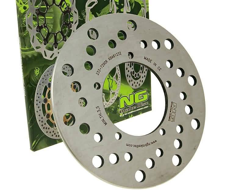 NG Brake Disc Brzdový kotouč NG, Derbi, Gilera, Piaggio NG233