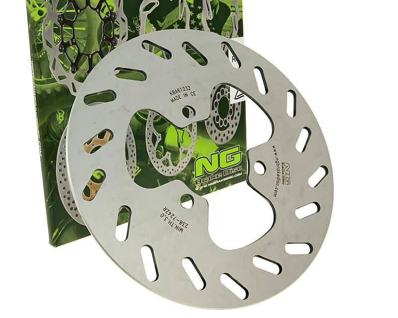 NG Brake Disc Brzdový kotouč NG, Aprilia RX / SX, Derbi Senda, Gilera RCR NG238