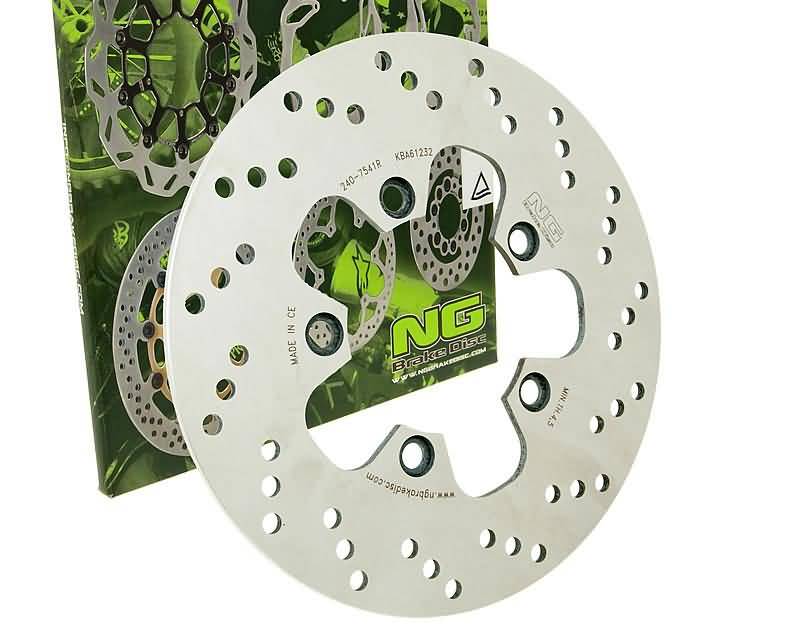 NG Brake Disc Brzdový kotouč NG, Honda SH 150i, Kymco Agility City / Downtown NG240