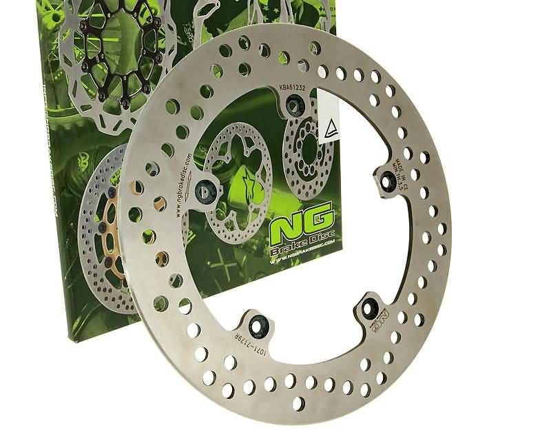 Levně NG Brake Disc Brzdový kotouč NG, Aprilia Scarabeo 125-500cc, Gilera DNA / Nexus / Runner SP NG1071