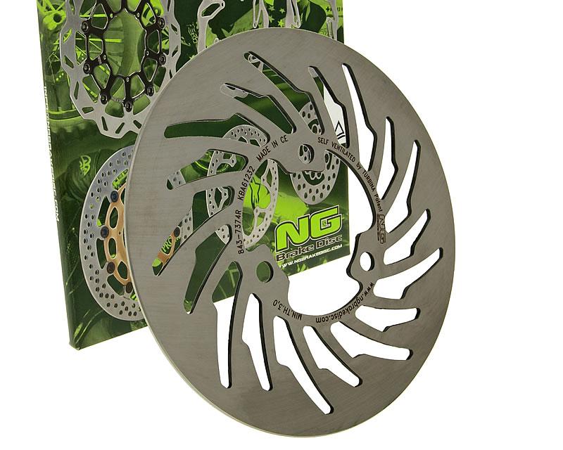 NG Brake Disc Brzdový kotouč NG, Aprilia SX / RX, Derbi Senda DRD, Gilera RCR (zadní) NG843