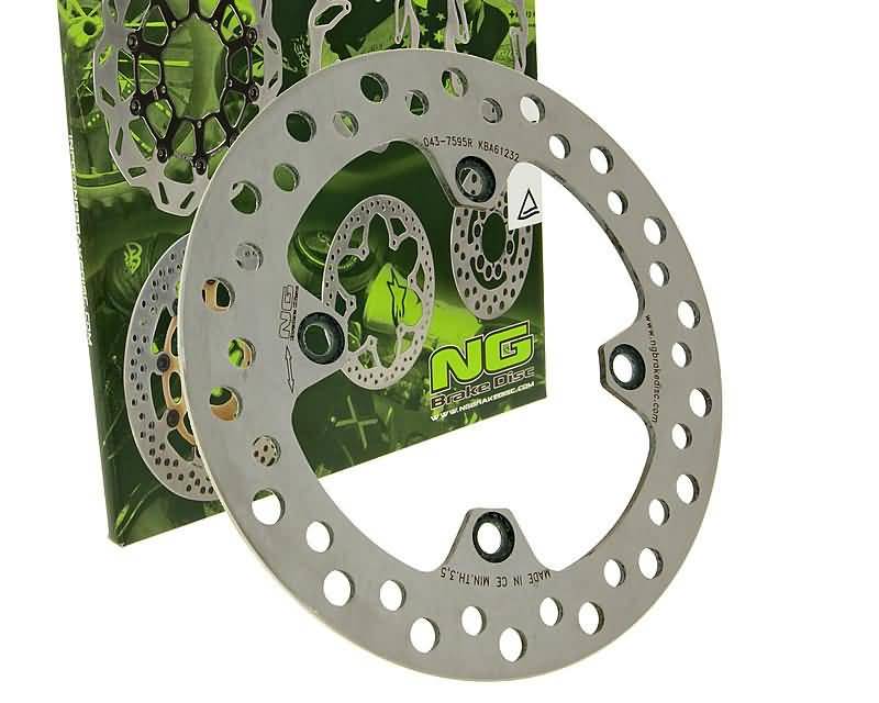 NG Brake Disc Brzdový kotouč NG, Kawasaki KFX, Suzuki LT-Z, Honda XR NG043