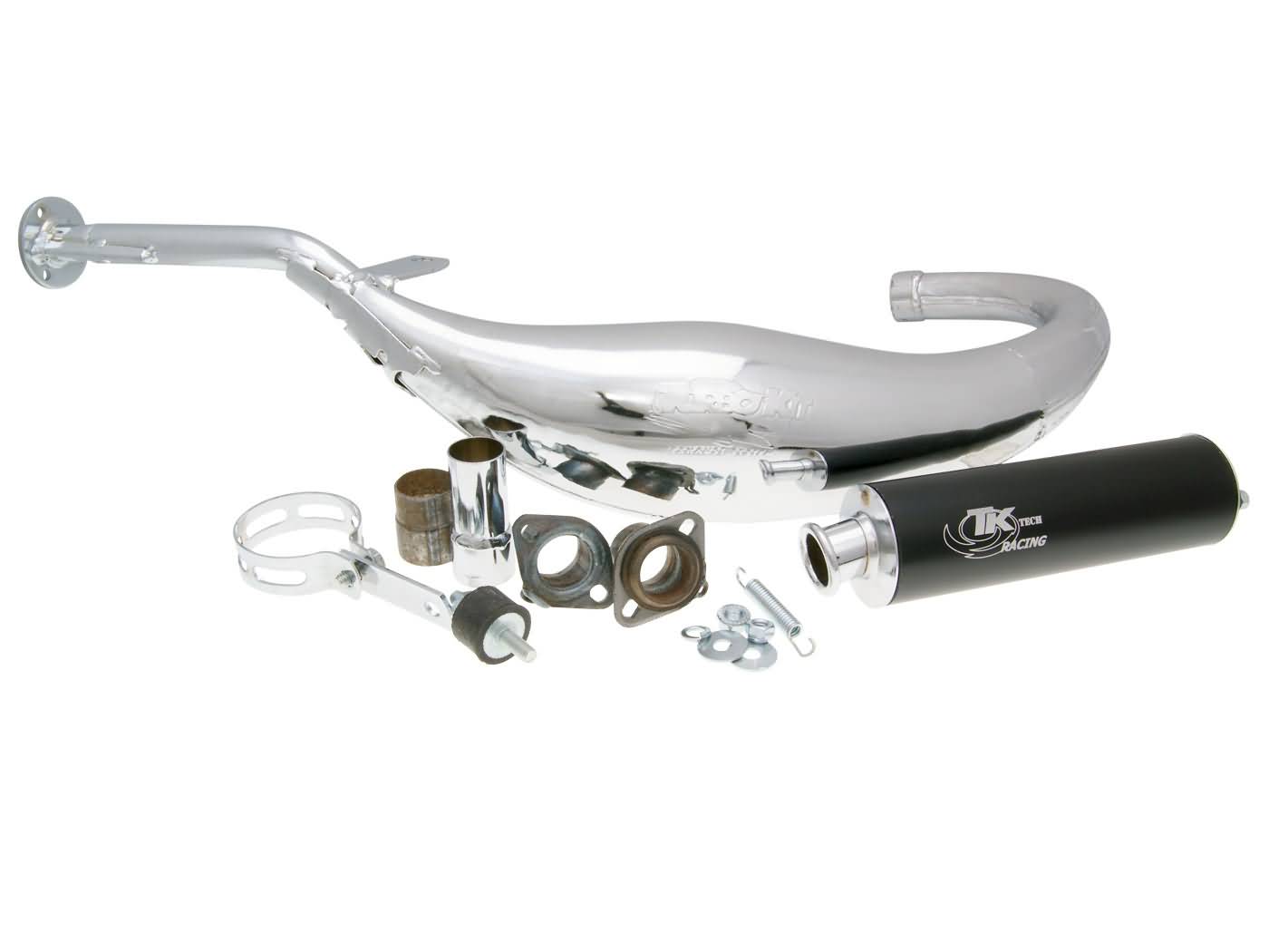 Výfuk Turbo Kit Carreras 80 chrom, Aprilia, RX, SX, Derbi Senda R, SM, GPR, Gilera CARR11-C