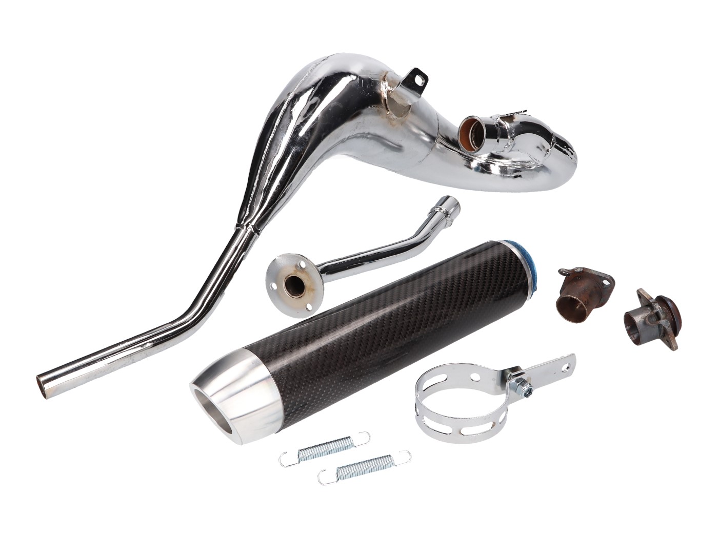 Výfuk Turbo Kit Bufanda Carreras 80, Derbi Senda (00-), Aprilia RX, SX, Gilera RCR, SMT, Zulu CARR07-03