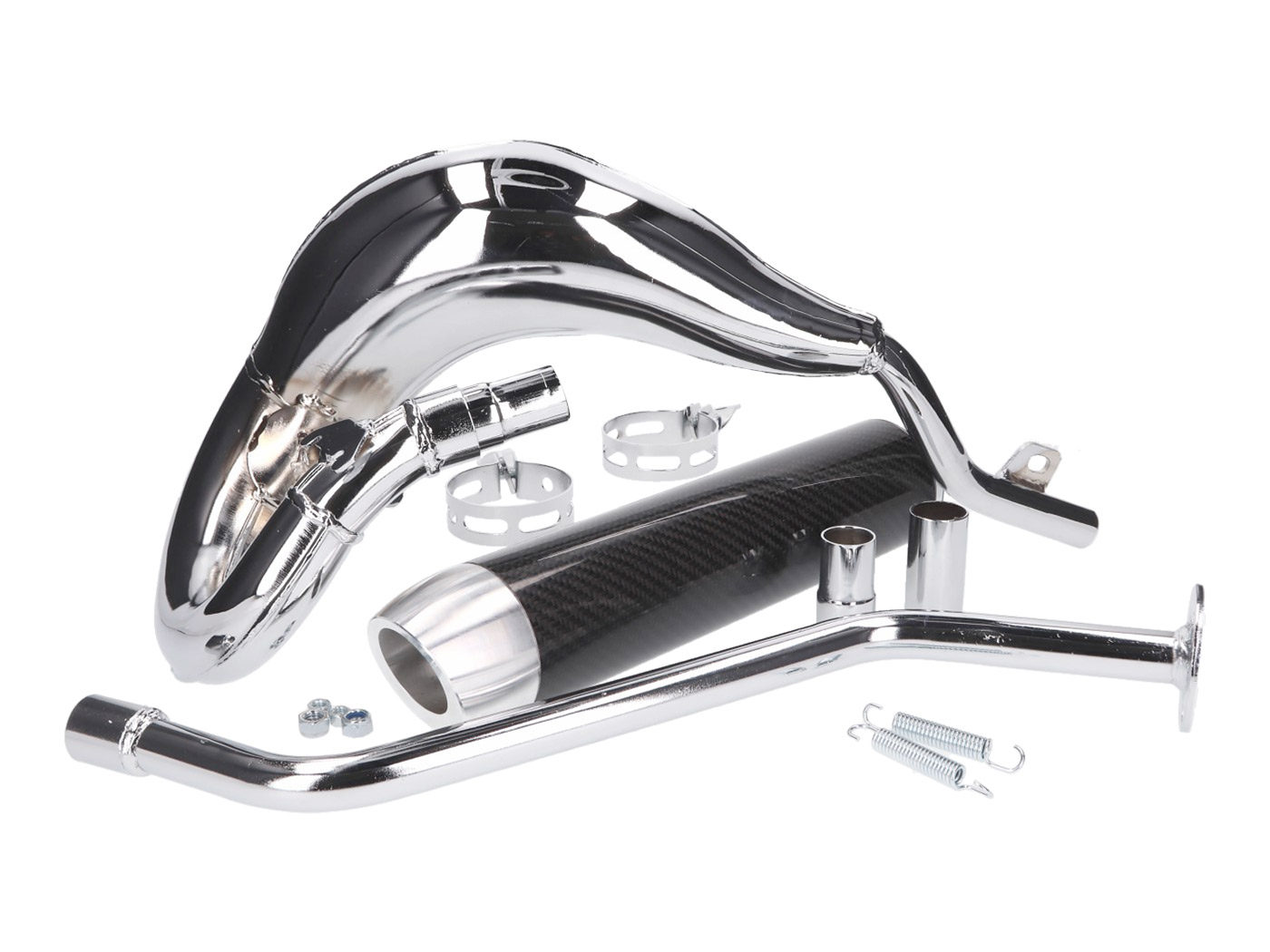 Výfuk Turbo Kit Bufanda RQ chrom, Generic Trigger, Keeway, KSR-Moto, Ride, Explorer H10543-Q