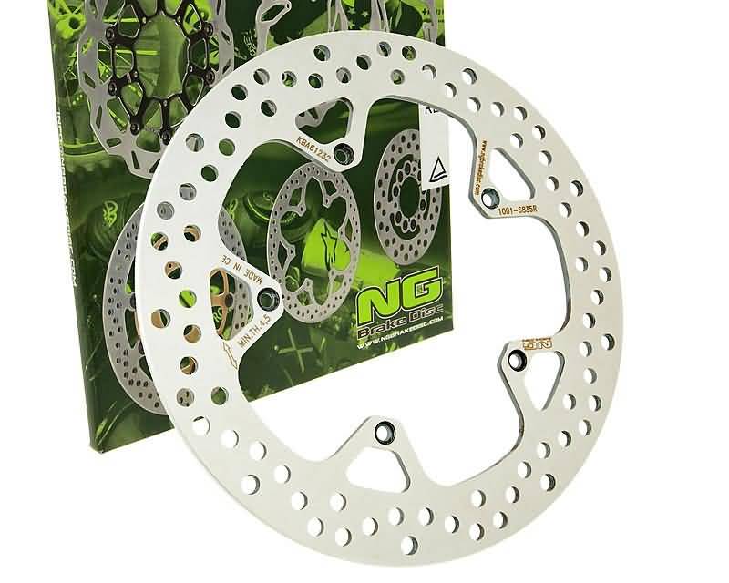 NG Brake Disc Brzdový kotouč NG, Gilera Nexus, Piaggio X / Beverly NG1001
