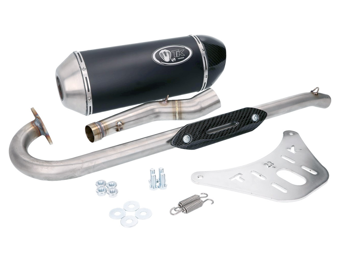 Výfuk Turbo Kit Carbon H2 Quad / ATV 4T, Kymco KXR 250, MXU, Maxxer 250/300 Q4T12-H2