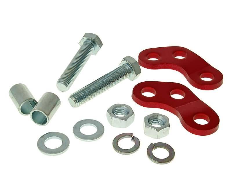 101 Octane Sada pro prodloužení tlumiče červená Derbi Senda (00-), Aprilia RX, SX, Gilera RCR, SMT 28340