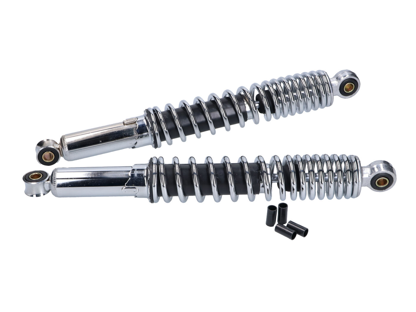 101 Octane Sada zadních tlumičů univerzální chrom 360mm 28749