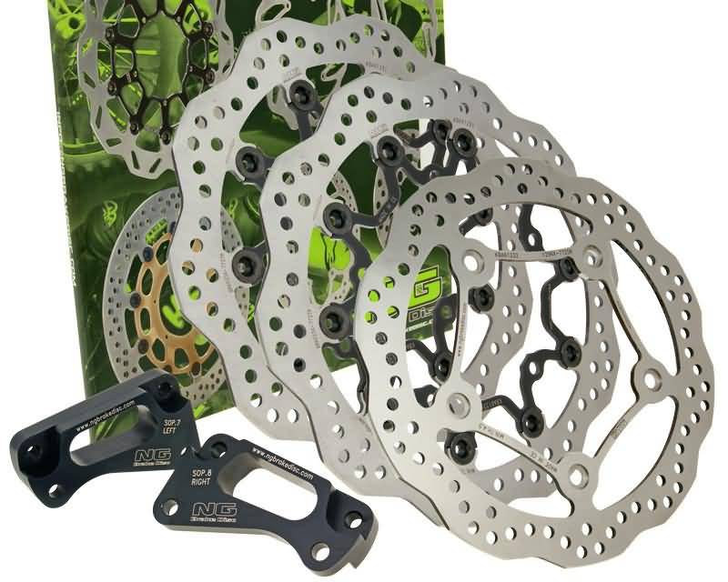NG Brake Disc Sada brzdových kotoučů NG Wave Oversize, Yamaha T-Max 530 (12-14) NGKITTMAX2012