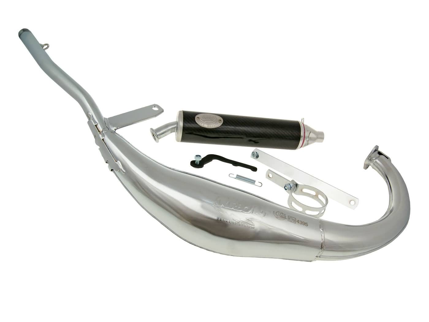 Výfuk Turbo Kit Bajo RQ chrom, Beta RK6 50 (Beta motor) H10036-Q