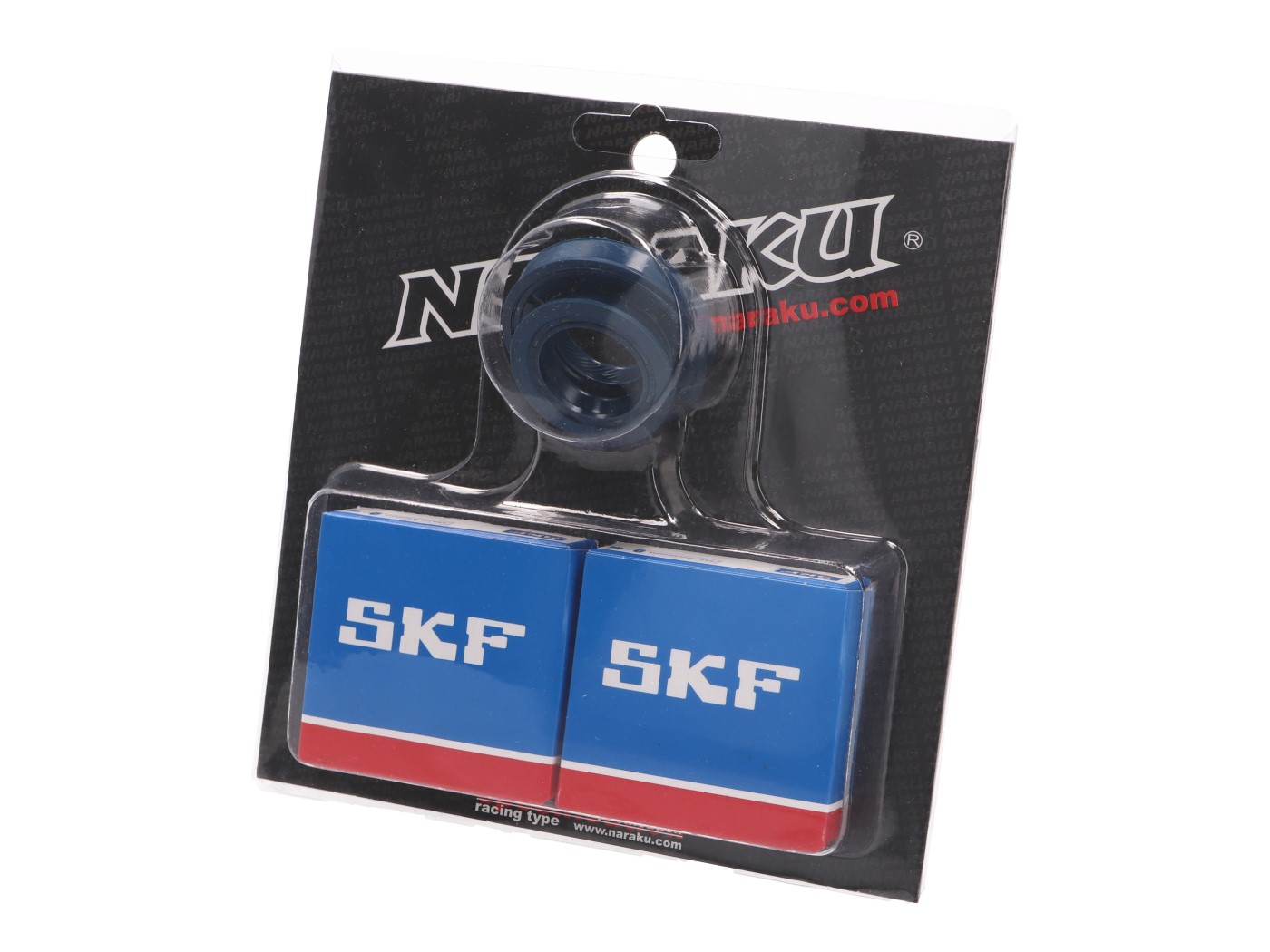 Sada ložisek na kliku Naraku SKF železná klec  Minarelli CW, MA, MY, CA, CY NK102.93