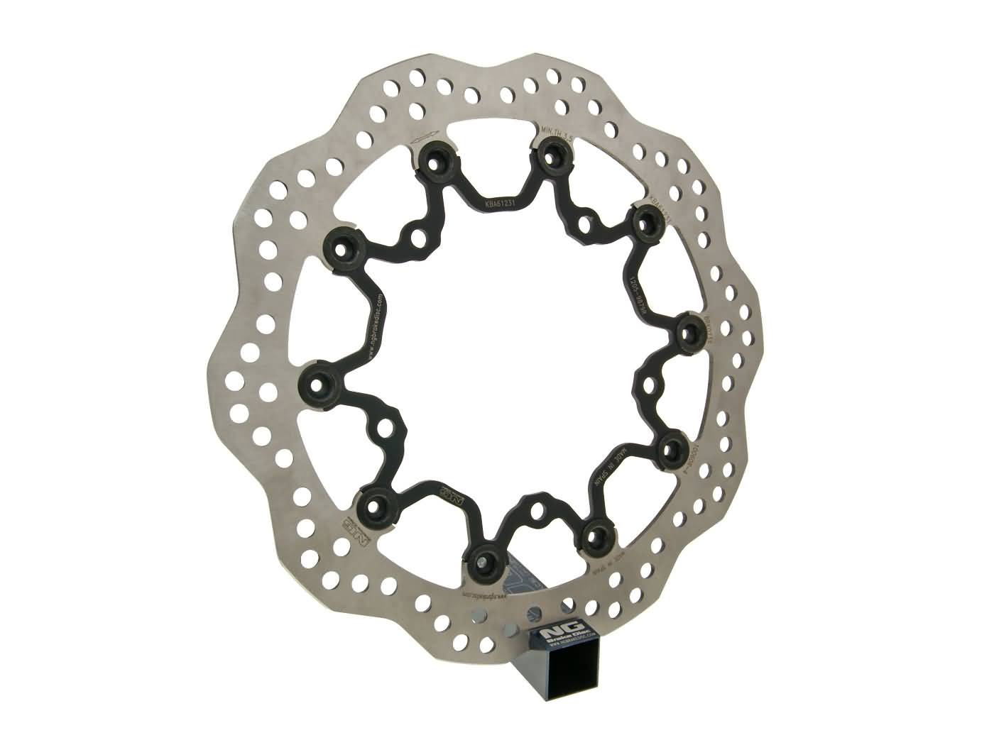 NG Brake Disc Brzdový kotouč NG Wavy 298mm plovoucí, Yamaha T-Max 530 (2012-) přední NG1205X