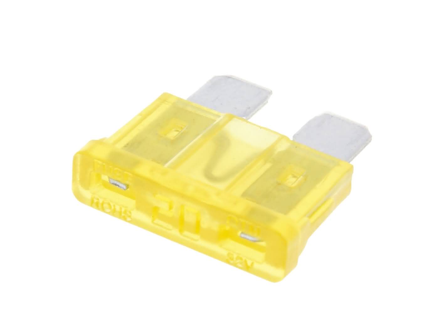 Vparts Pojistka plochá 19,2mm 20A žlutá VC31006