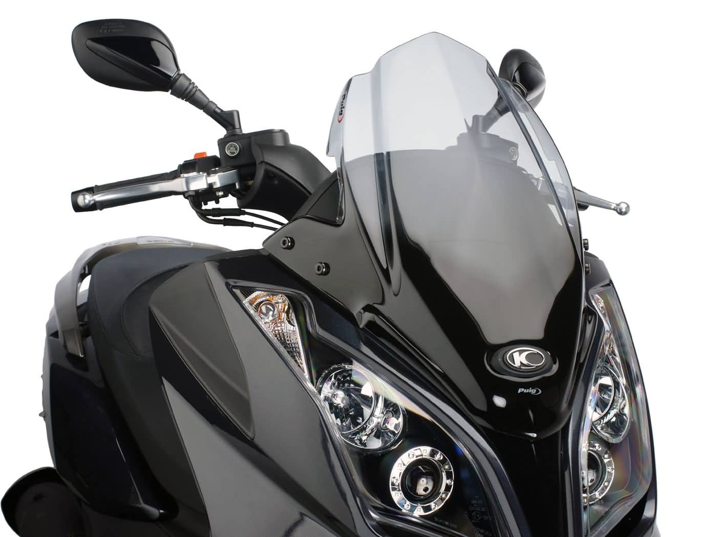 Plexi Puig V-Tech Sport kouřové, Kymco Downtown 125i, 300i ABS 09-14 PUI5522H