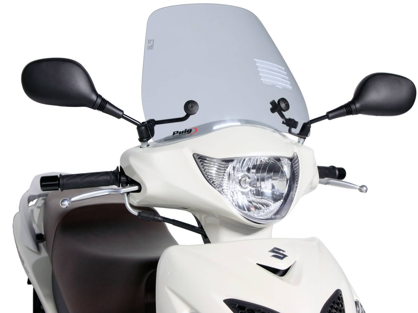 Plexi Puig Trafic kouřové, Suzuki Sixteen 125, 150 (08-14) PUI5657H