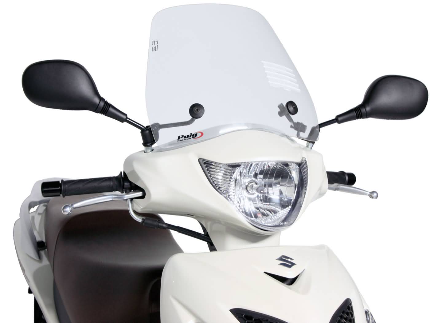 Plexi Puig Trafic čiré, Suzuki Sixteen 125, 150 (08-14) PUI5657W