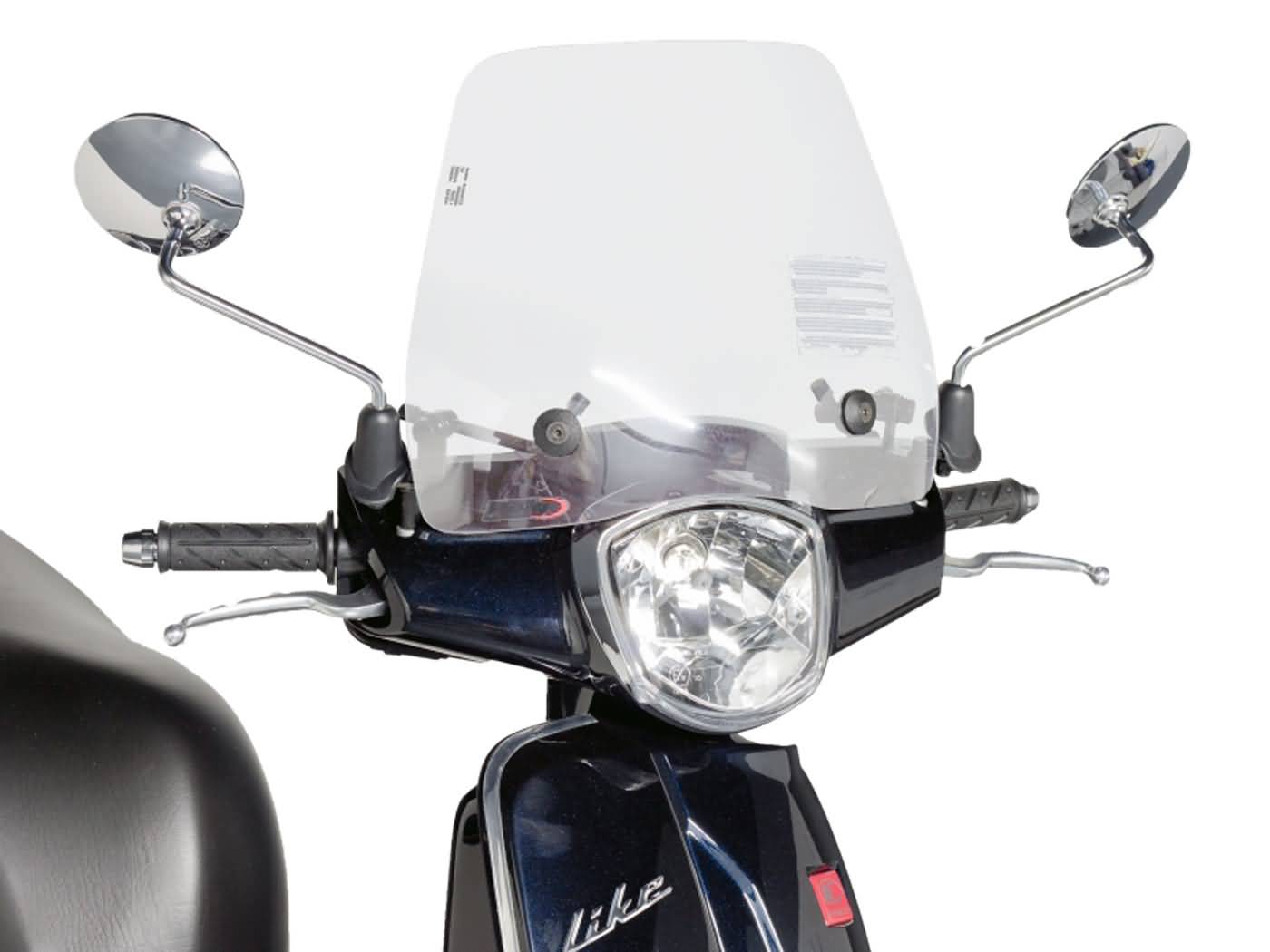 Plexi Puig Trafic čiré, Kymco Like 50, 125, 200i (09-14) PUI5670W
