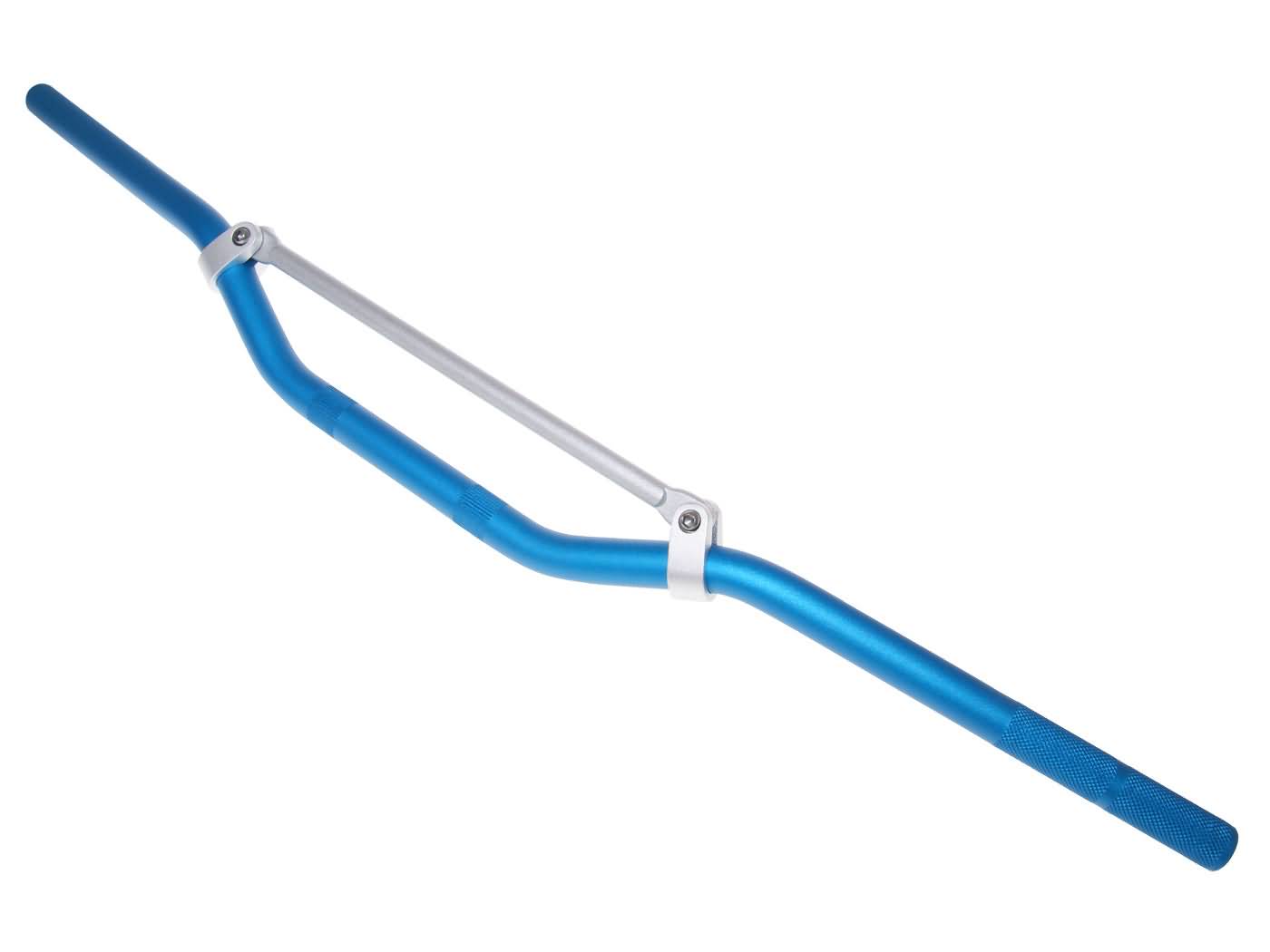 Vparts Motokros řidítka alu s hrazdou modrá 22mm - 810mm VC16809