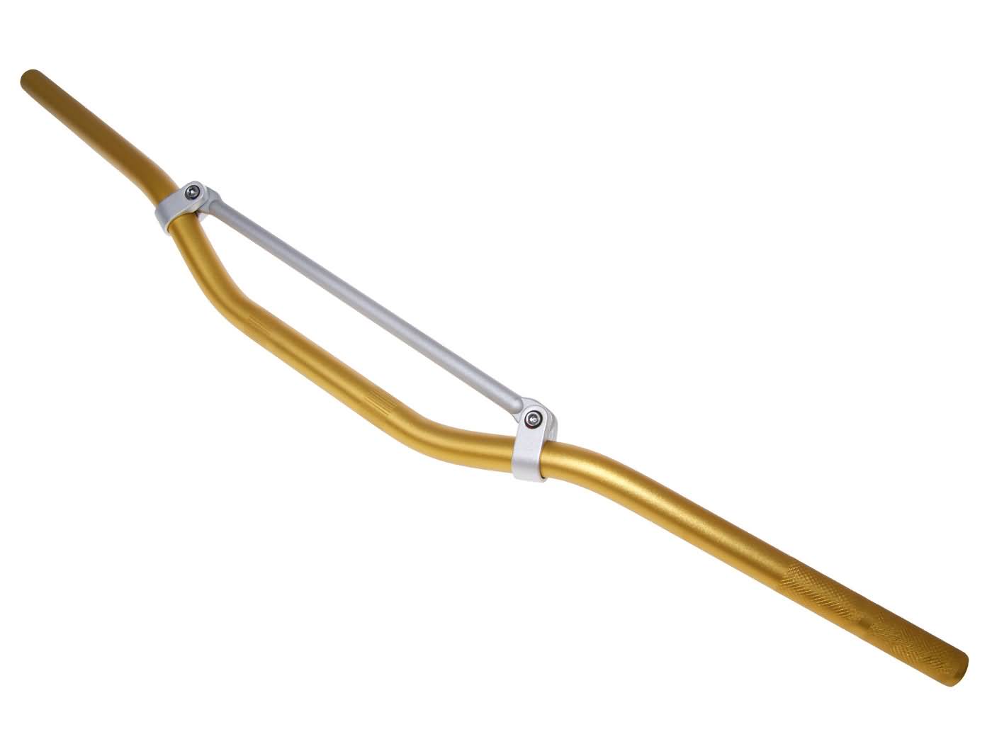 Vparts Motokros řidítka alu s hrazdou zlatá 22mm - 810mm VC16810