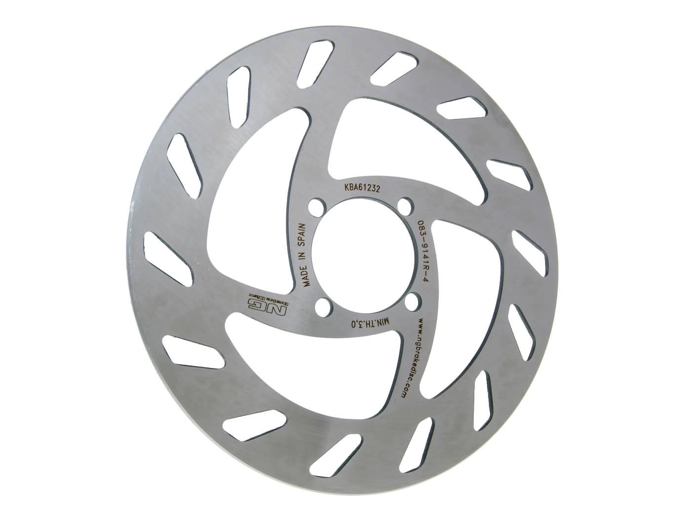 NG Brake Disc Brzdový kotouč NG, Derbi FDT, FDX, FDS NG083
