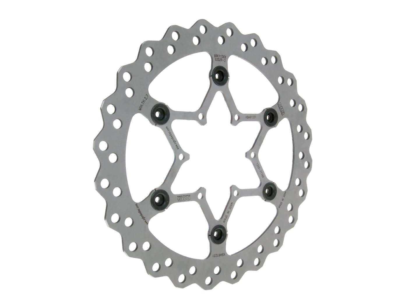 NG Brake Disc Brzdový kotouč NG Wavy plovoucí, TM Racing 125, 144, 250, 300, 400, 450, 530 NG1299X
