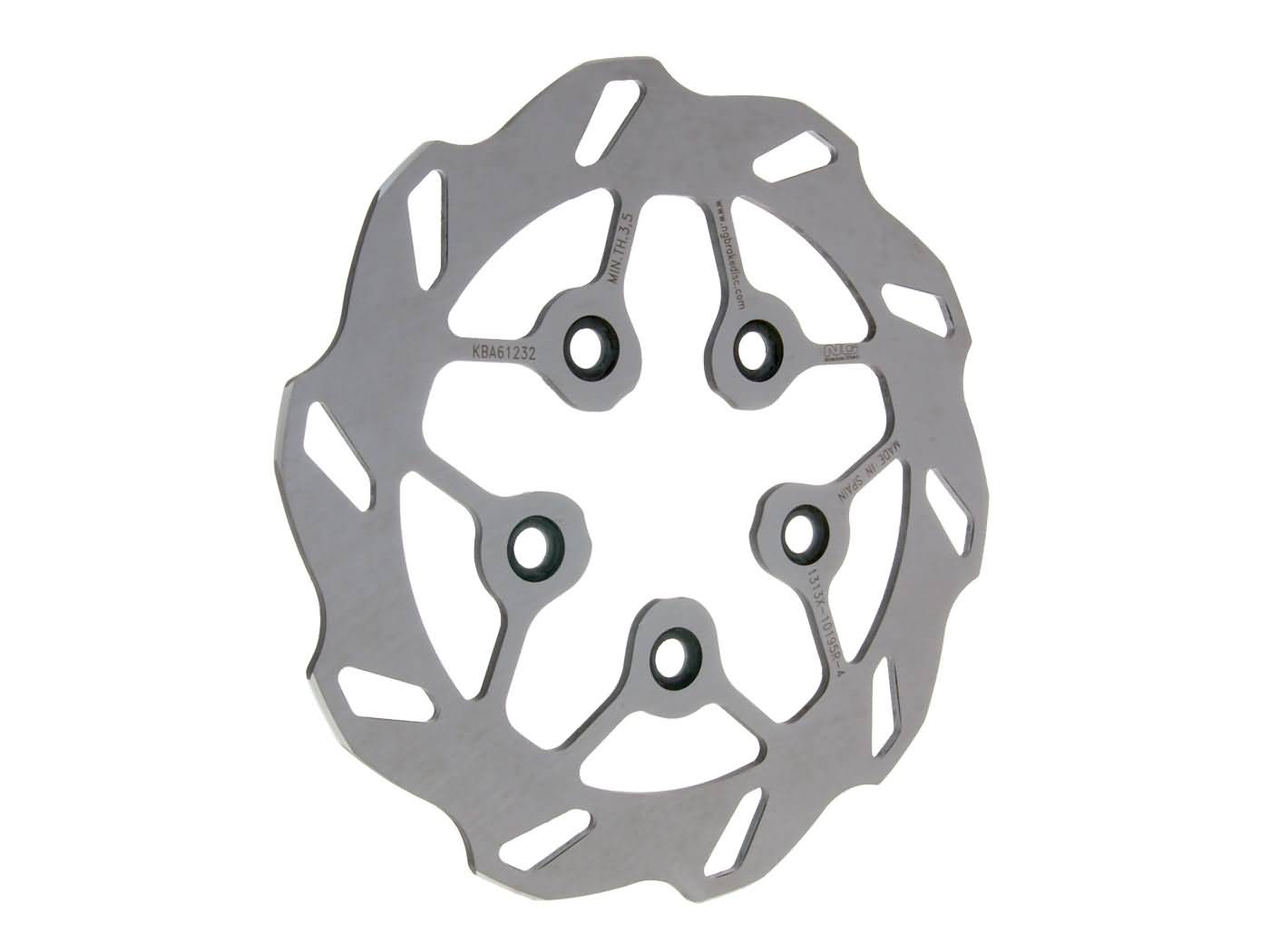NG Brake Disc Brzdový kotouč NG Wavy, SYM Jet 4, Symphony, Peugeot Tweet NG1313X