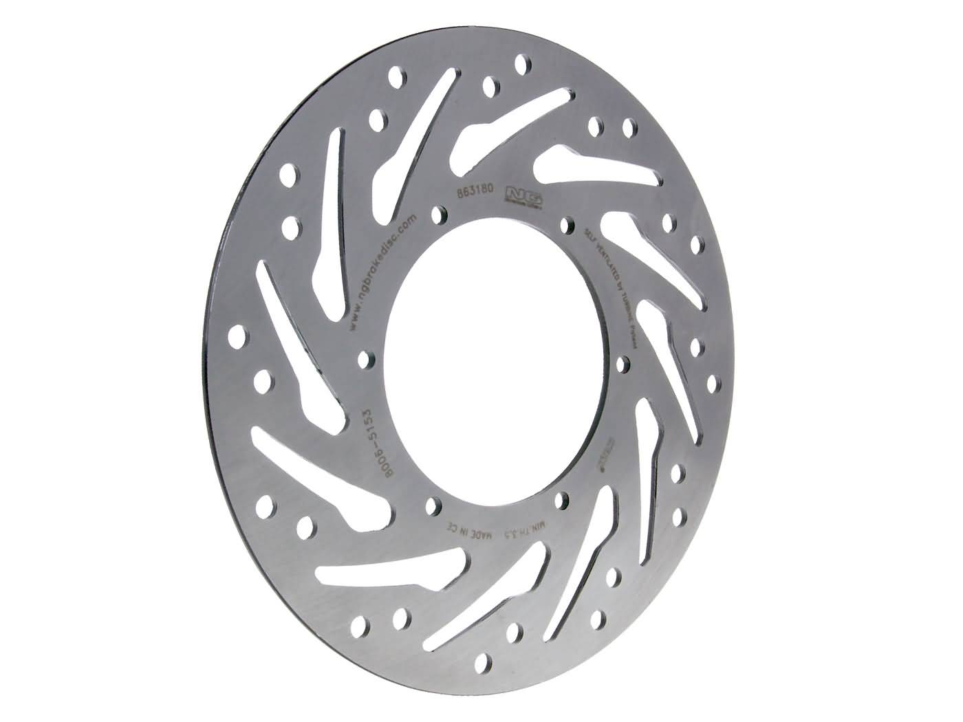 NG Brake Disc Brzdový kotouč NG, Derbi GP1 125, 250 přední NG8006