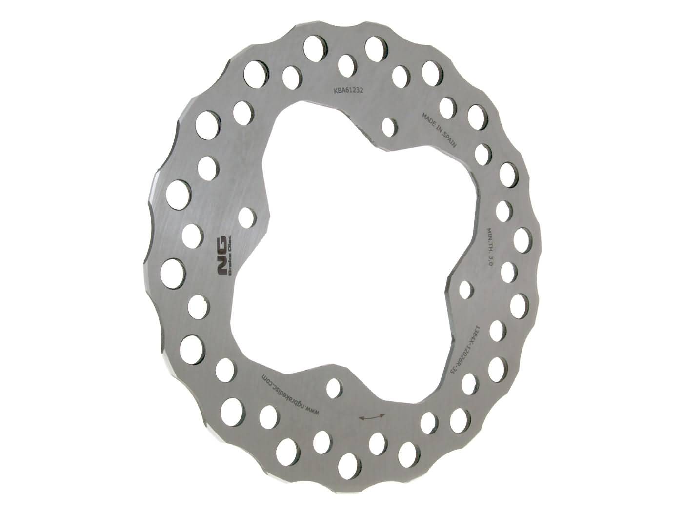 NG Brake Disc Brzdový kotouč NG Wavy, Arctic Cat, Kymco, Quad, ATV NG1384X
