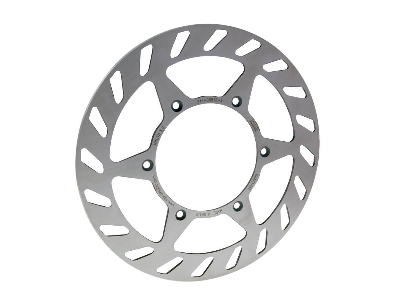 NG Brake Disc Brzdový kotouč NG, Rieju RR50 Castrol, RJ50 Spike přední NG341