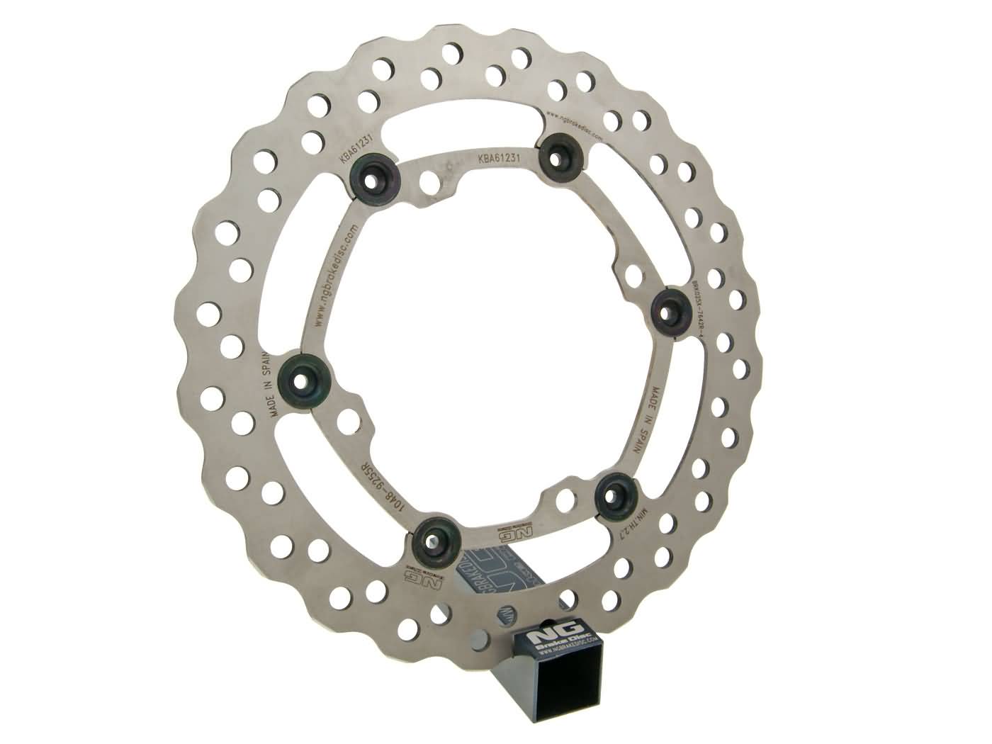 NG Brake Disc Brzdový kotouč NG Wavy plovoucí, Suzuki RMZ 250, RMZ 450, RMX 450 přední NG1048X