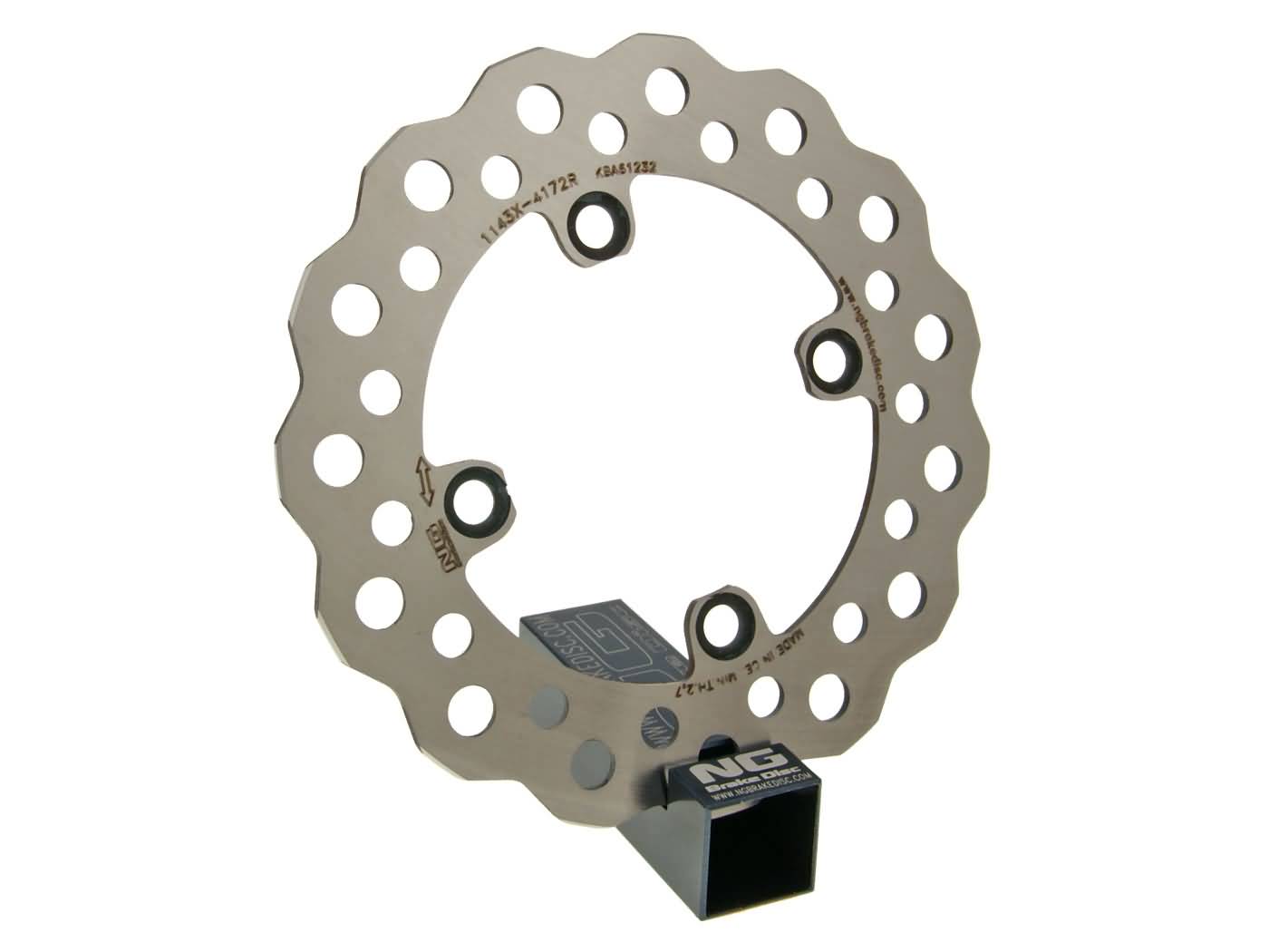 NG Brake Disc Brzdový kotouč NG Wavy, Kawasaki KX65, Suzuki RM65 NG1143X