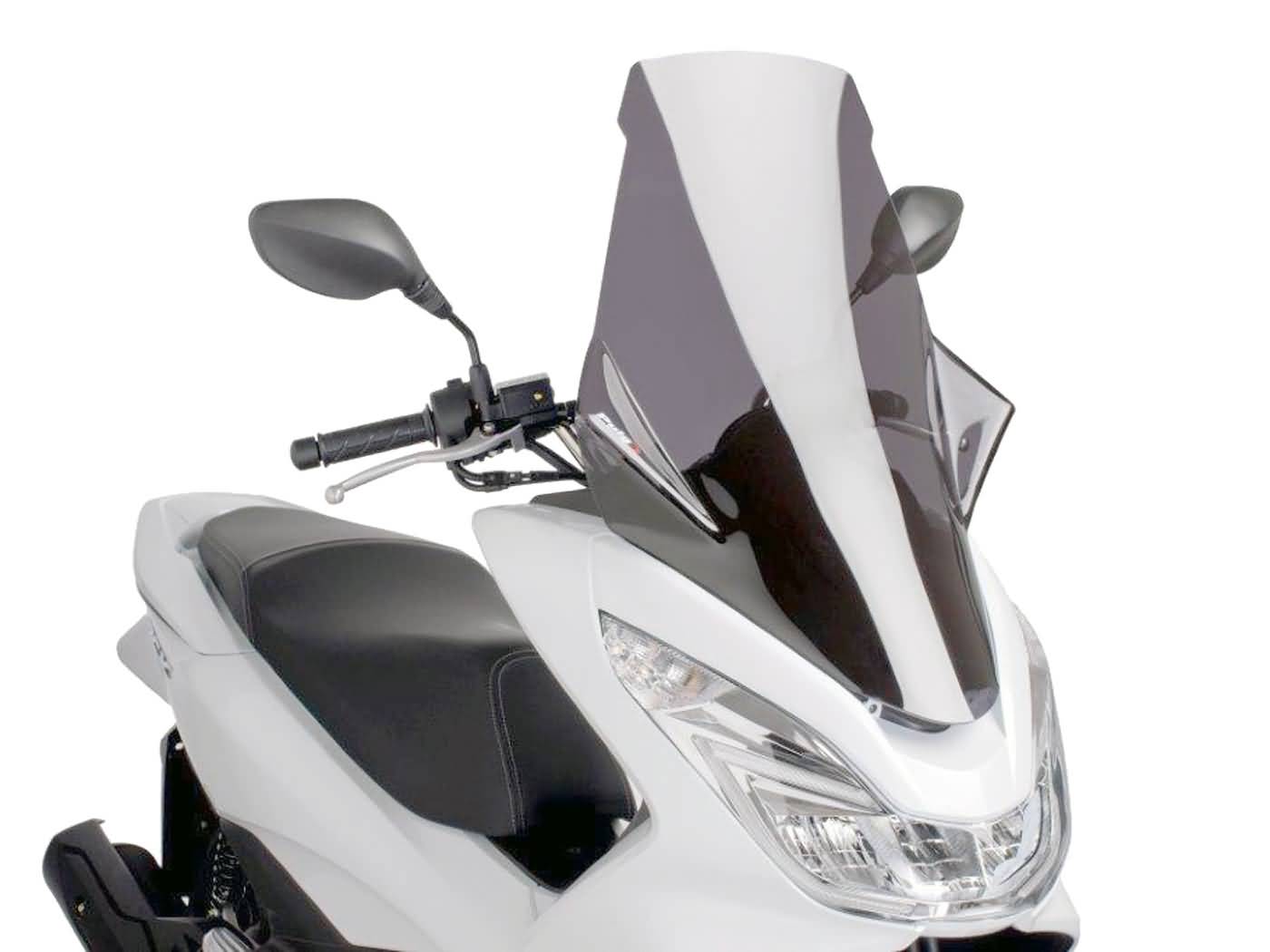 Levně Plexi Puig V-Tech Line Touring tmavě kouřové, Honda PCX 125i 4T 2014- JF57 PUI7549F