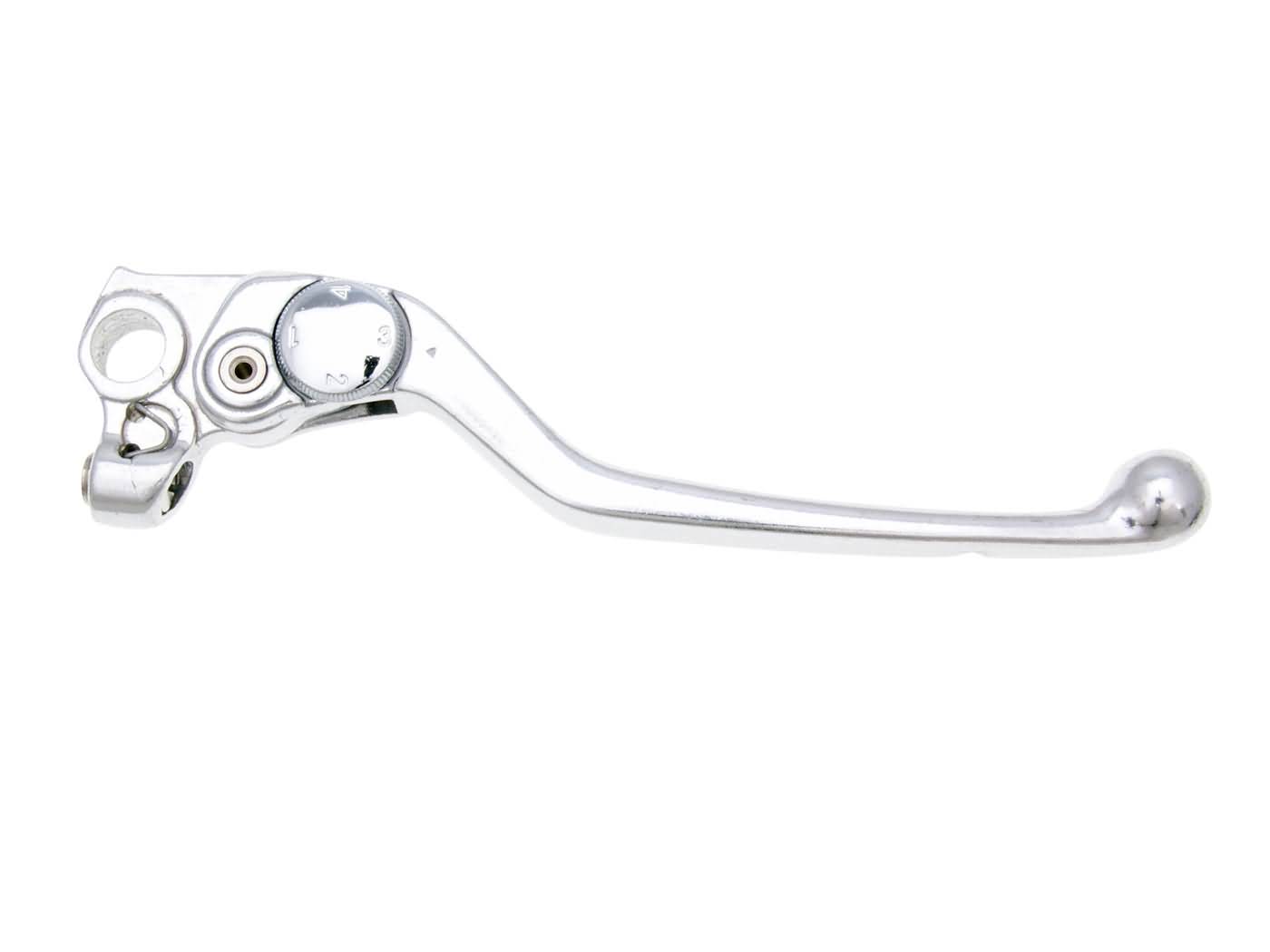 Vparts Brzdová páčka pravá stříbrná, Gilera GP800 08-09 VC33916