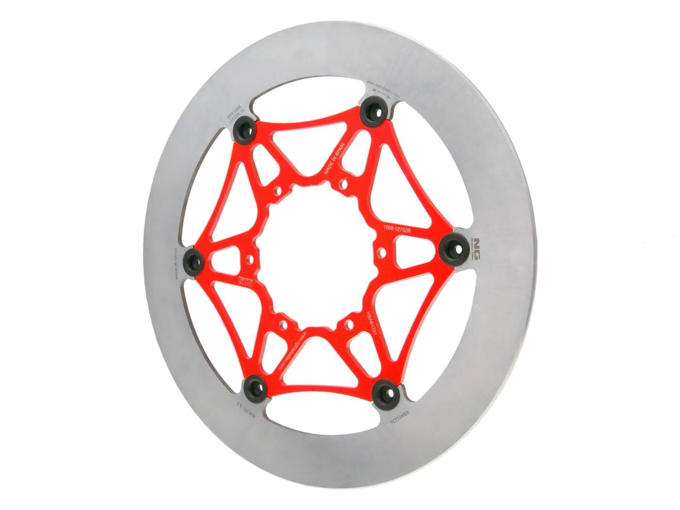 NG Brake Disc Brzdový kotouč NG plovoucí, Aprilia RS 50, Derbi GPR, Senda 50 přední NG1068