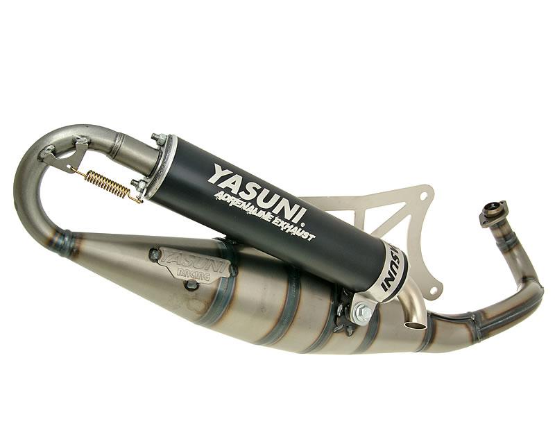 Výfuk Yasuni Scooter R Piaggio černá YA420B