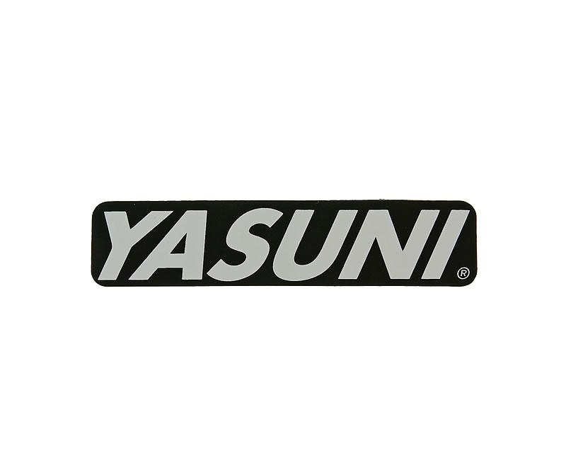 Samolepka Yasuni na koncovku výfuku 110x25mm YAZ-STICKER4