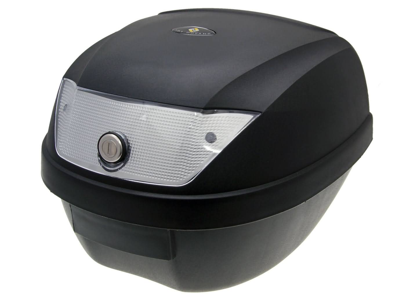 101 Octane Kufr černý - čirá odrazka  28L 34439