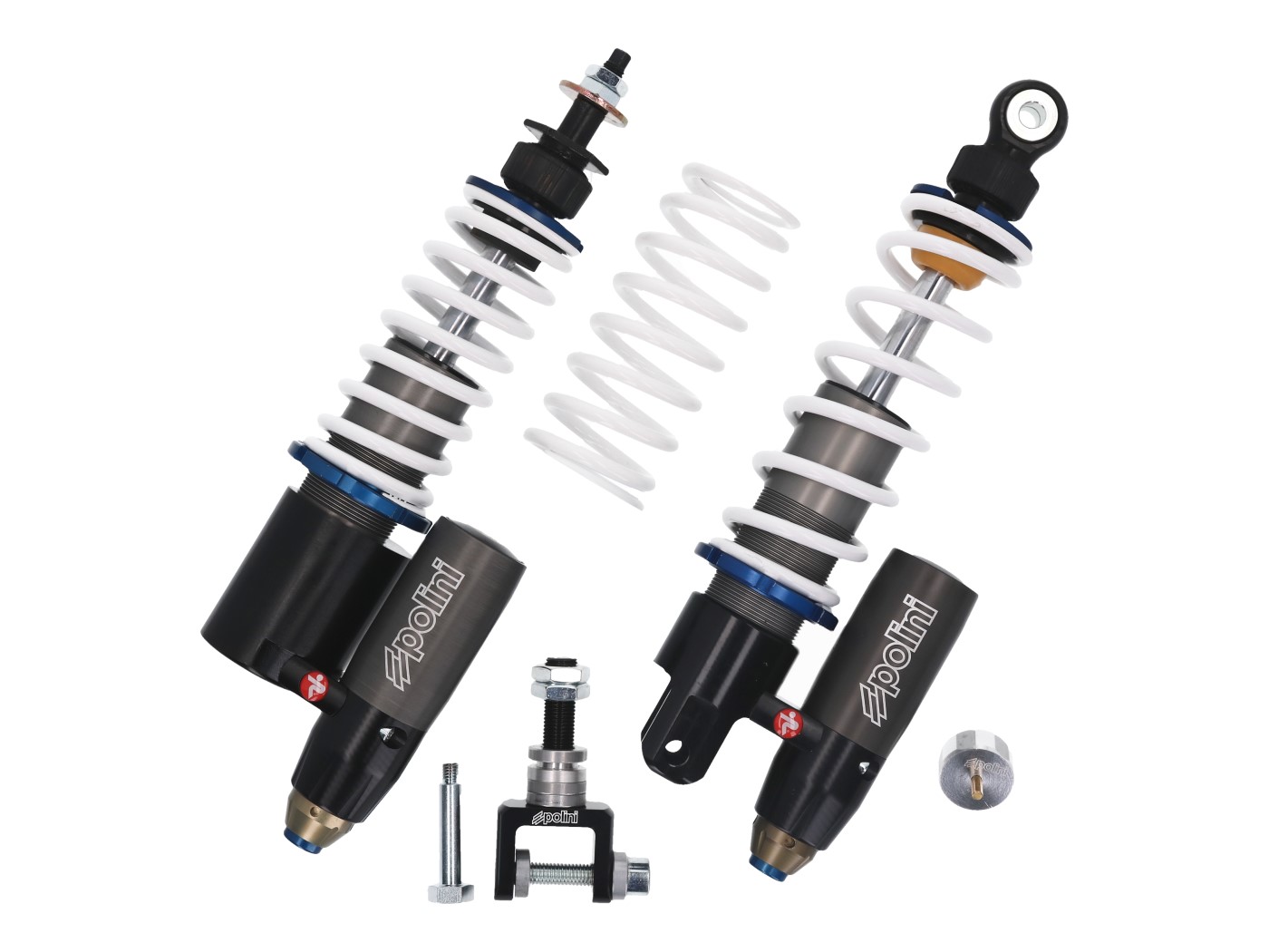 Sada tlumičů přední + zadní Polini Evolution, Piaggio Zip SP 050.2650