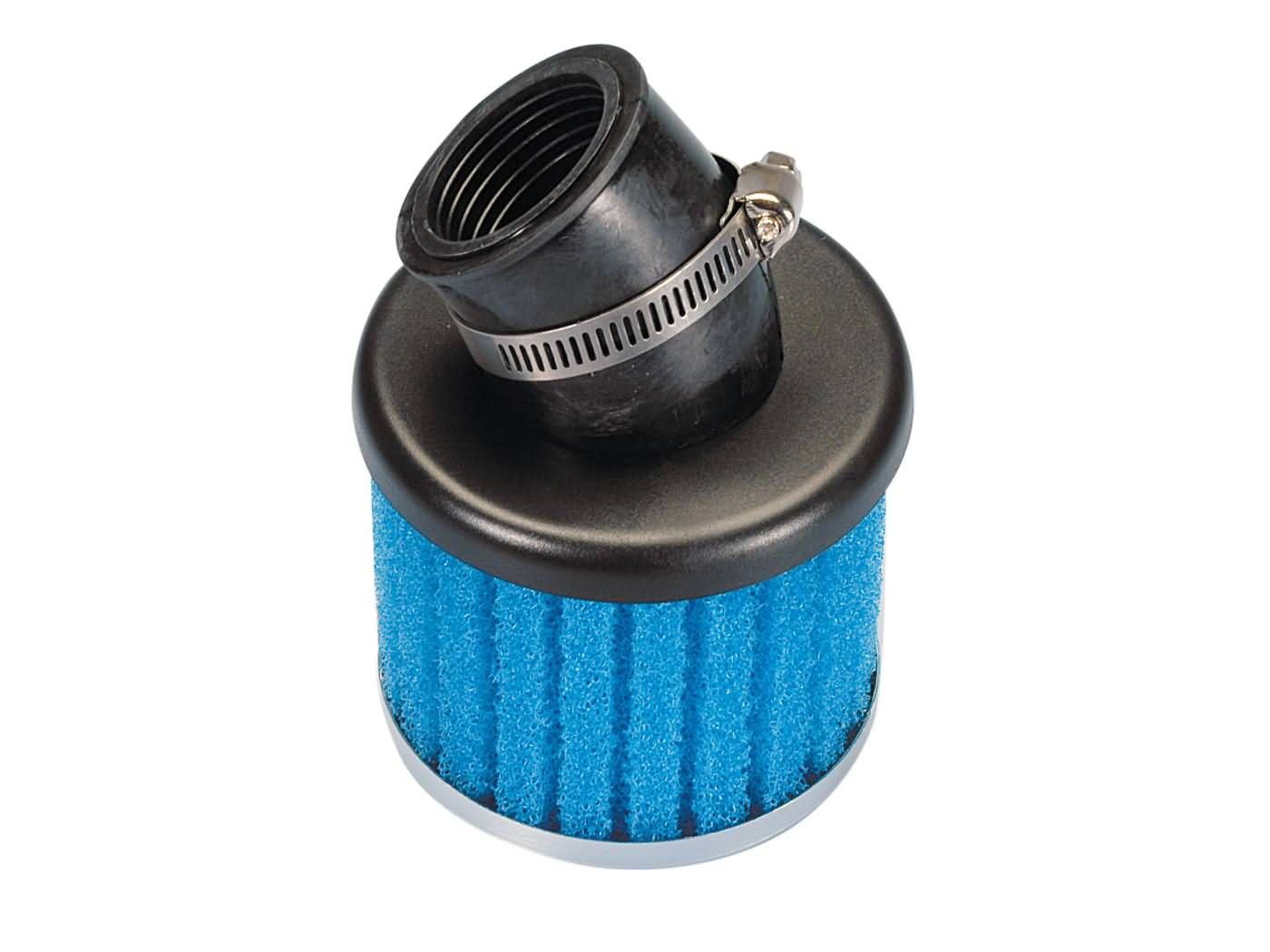 Vzduchový filtr Polini Special air box 32mm 30° modrá 203.0046