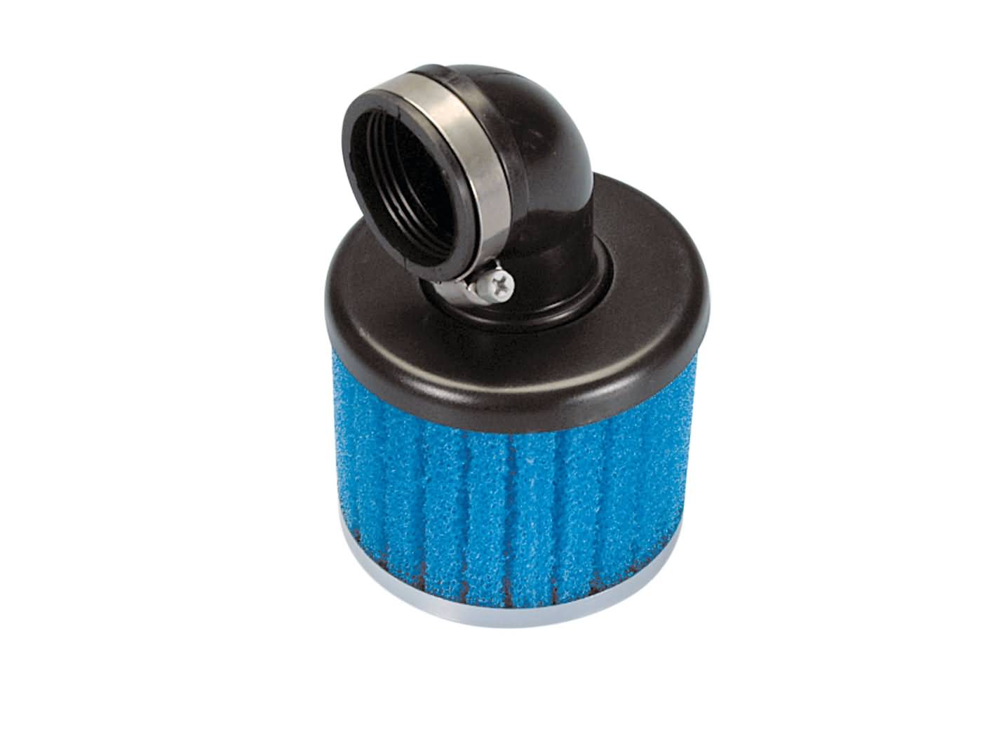 Vzduchový filtr Polini Special air box 34mm 90° modrá 203.0054