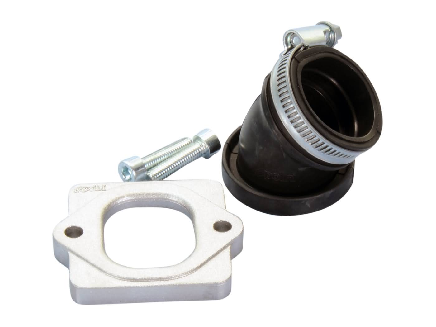 Příruba sání Polini 360 30/35mm, Piaggio s 26-30mm PWK, PHBH, VHST karburátory 215.0424