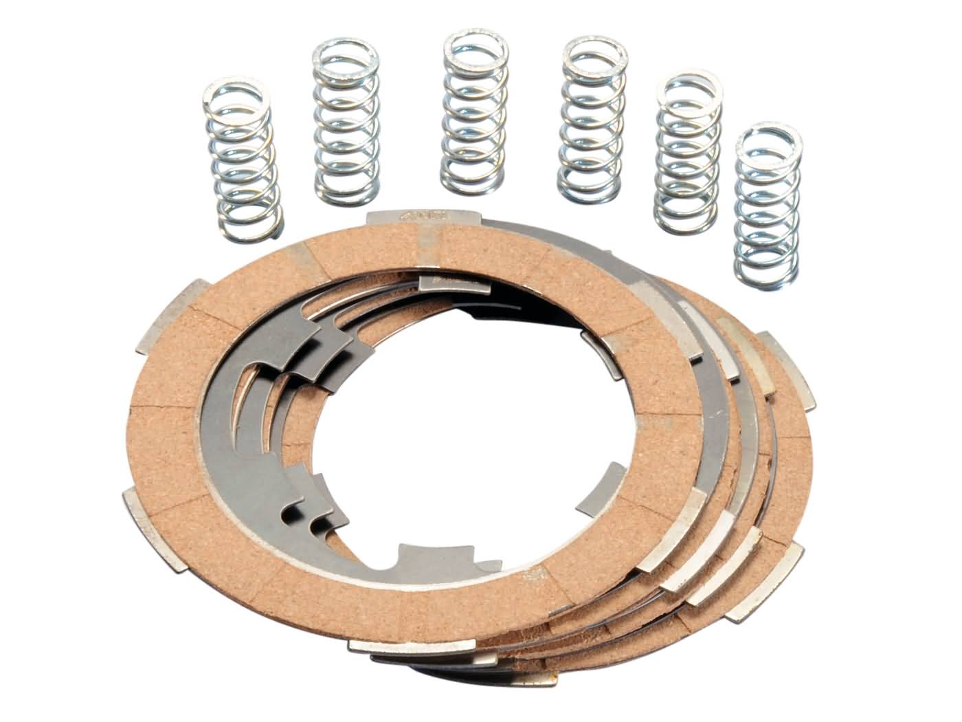 Sada lamel Polini cork (s pružinkami), Vespa PK 50, 125 FL, XL, Piaggio APE 50 TL5, TL6 230.0016