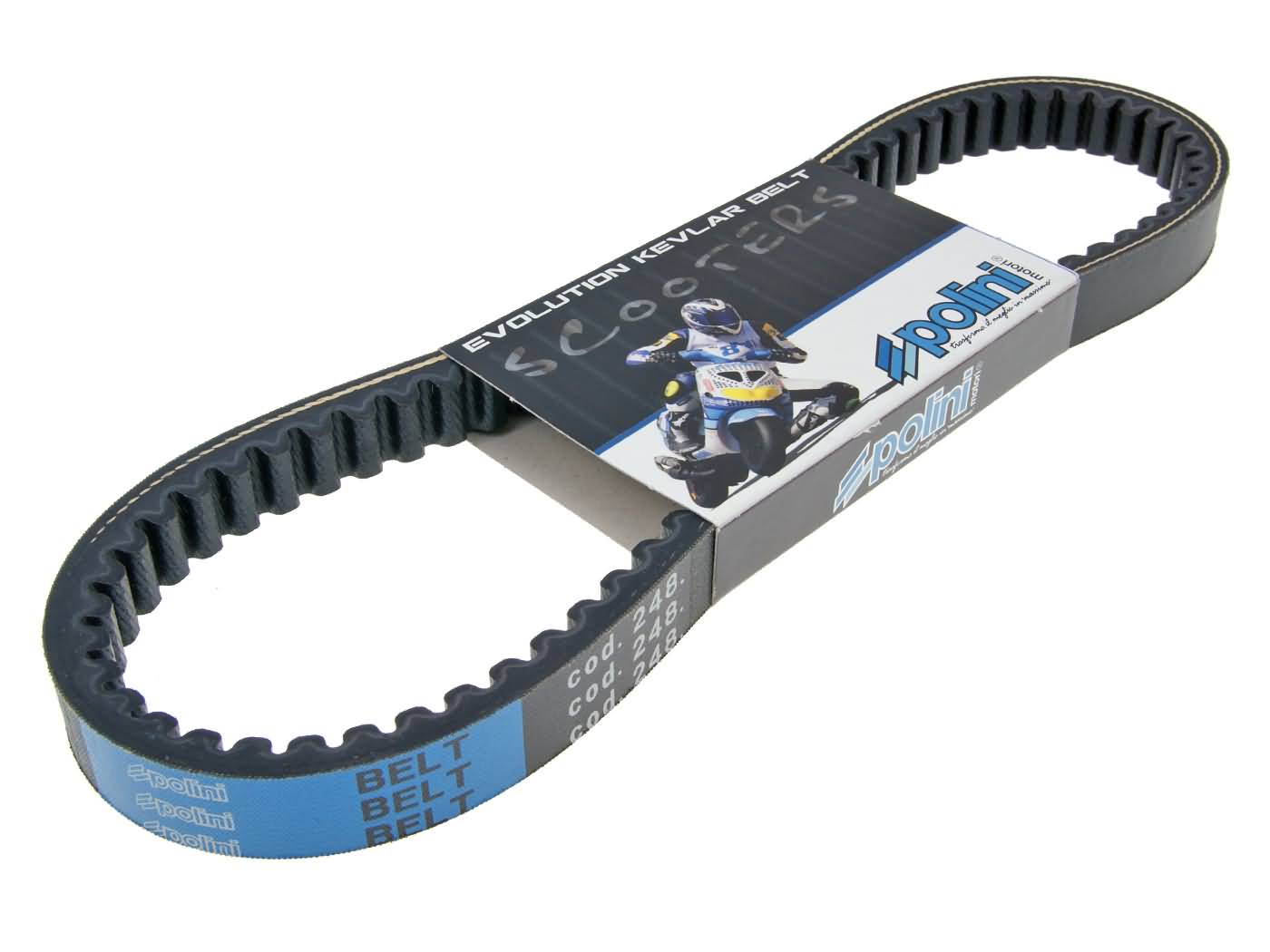 Řemen Polini Aramid Belt version 6, Piaggio krátký starý blok 248.031.6