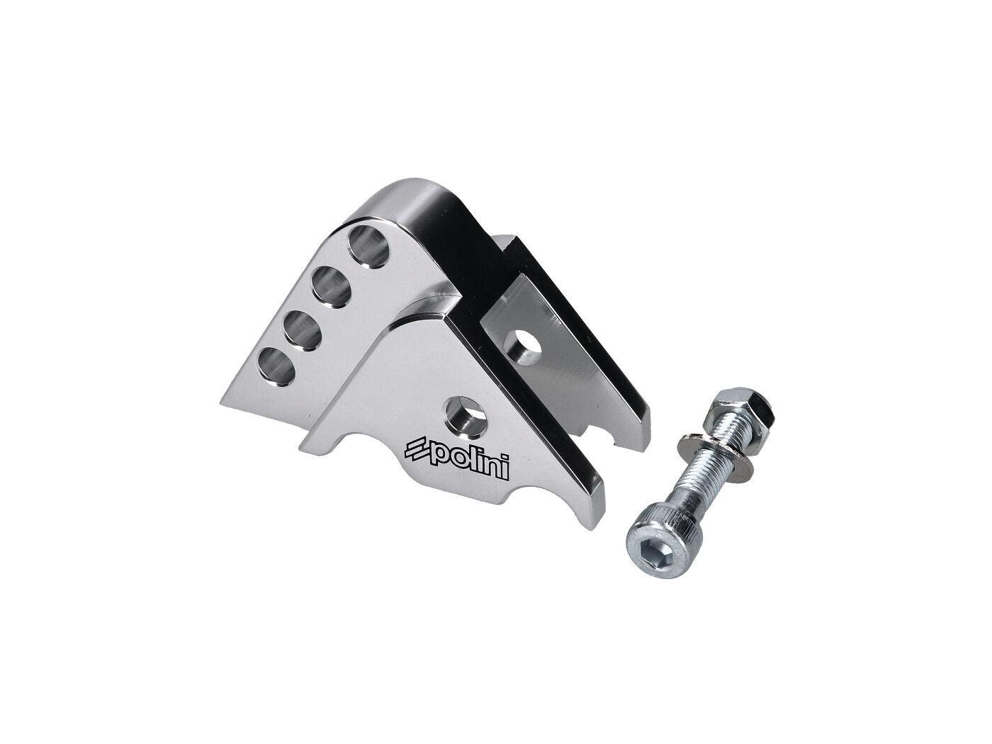 Podložka pod pružinu Polini CNC 4-otvory aluminum, Minarelli horizontal 173.0024