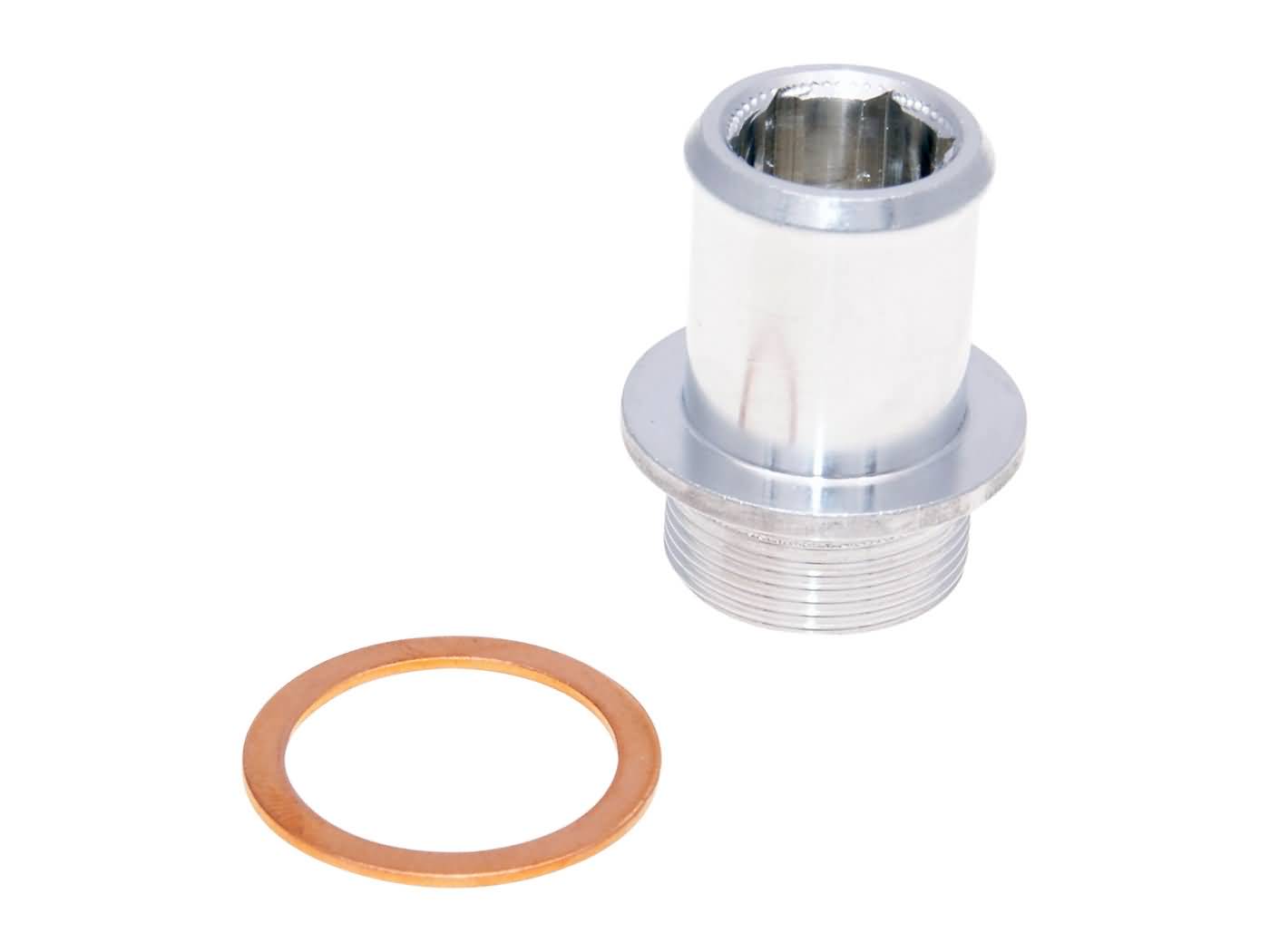 Příruba k hadici chladiče Polini Big Evolution, Minarelli horizontal LC, Piaggio LC 311.0112