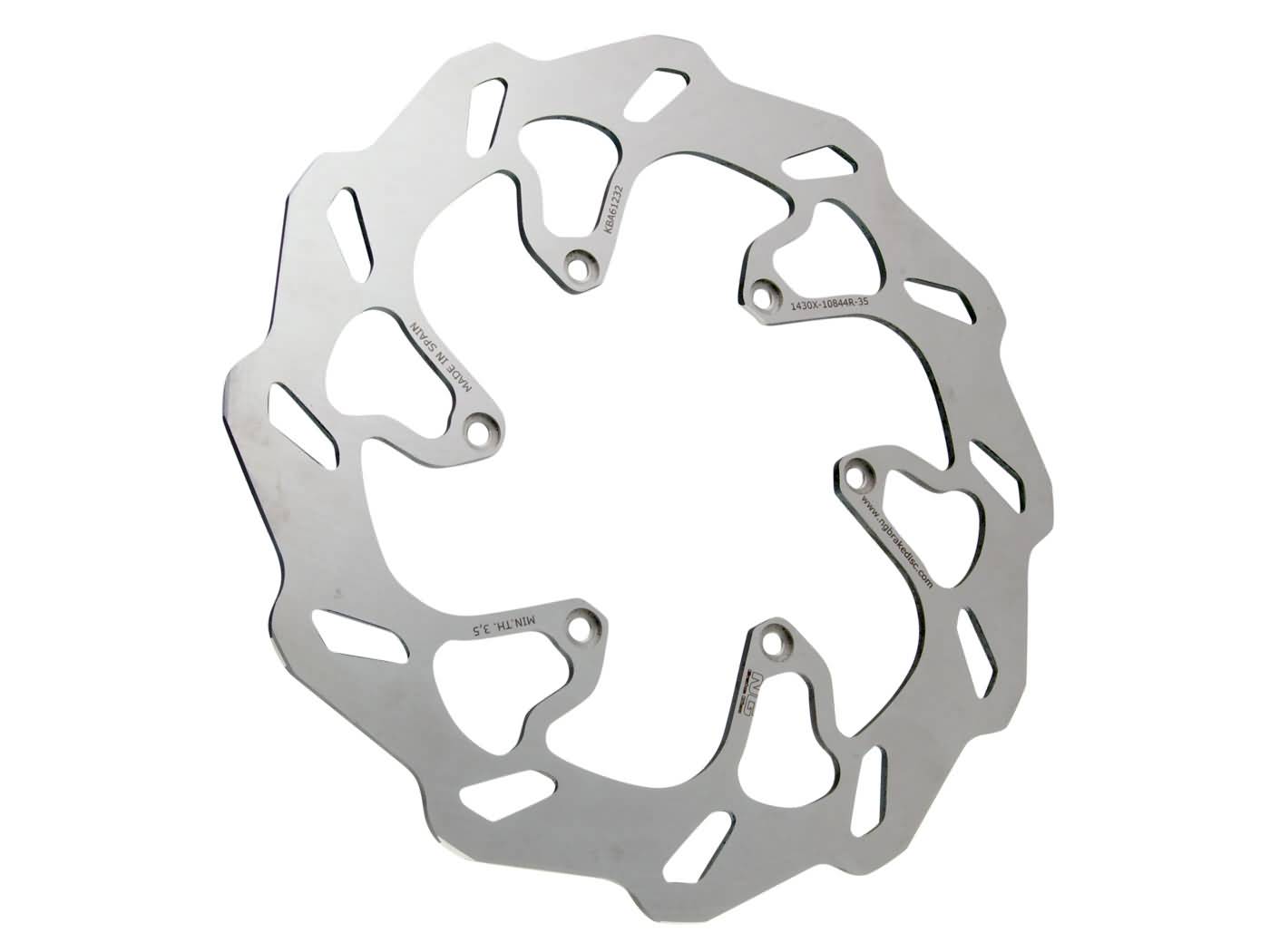 NG Brake Disc Brzdový kotouč NG Wavy, Generic Trigger Supermoto přední NG1430X