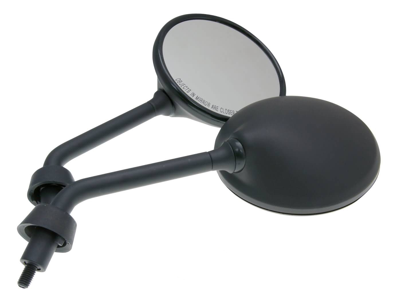 OEM Standard Sada zrcátek krátká verze černá M8 pravý závit Vespa GTS, GTV, LXV, LX, S, Primavera, Sprint 34430